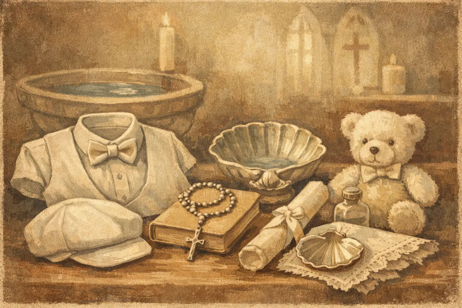 Baptism Accessories for Boys That Complete the Day