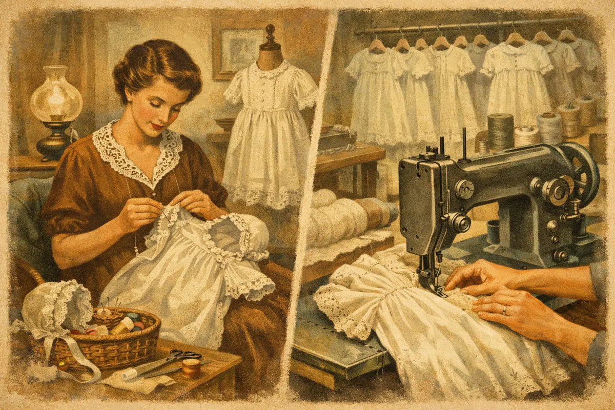 Handmade vs Machine Made Christening Wear