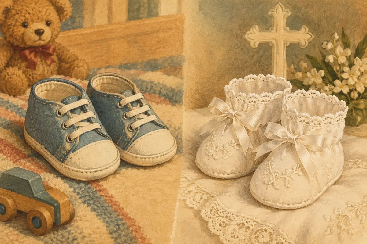Baby Shoes Versus Christening Booties Compared