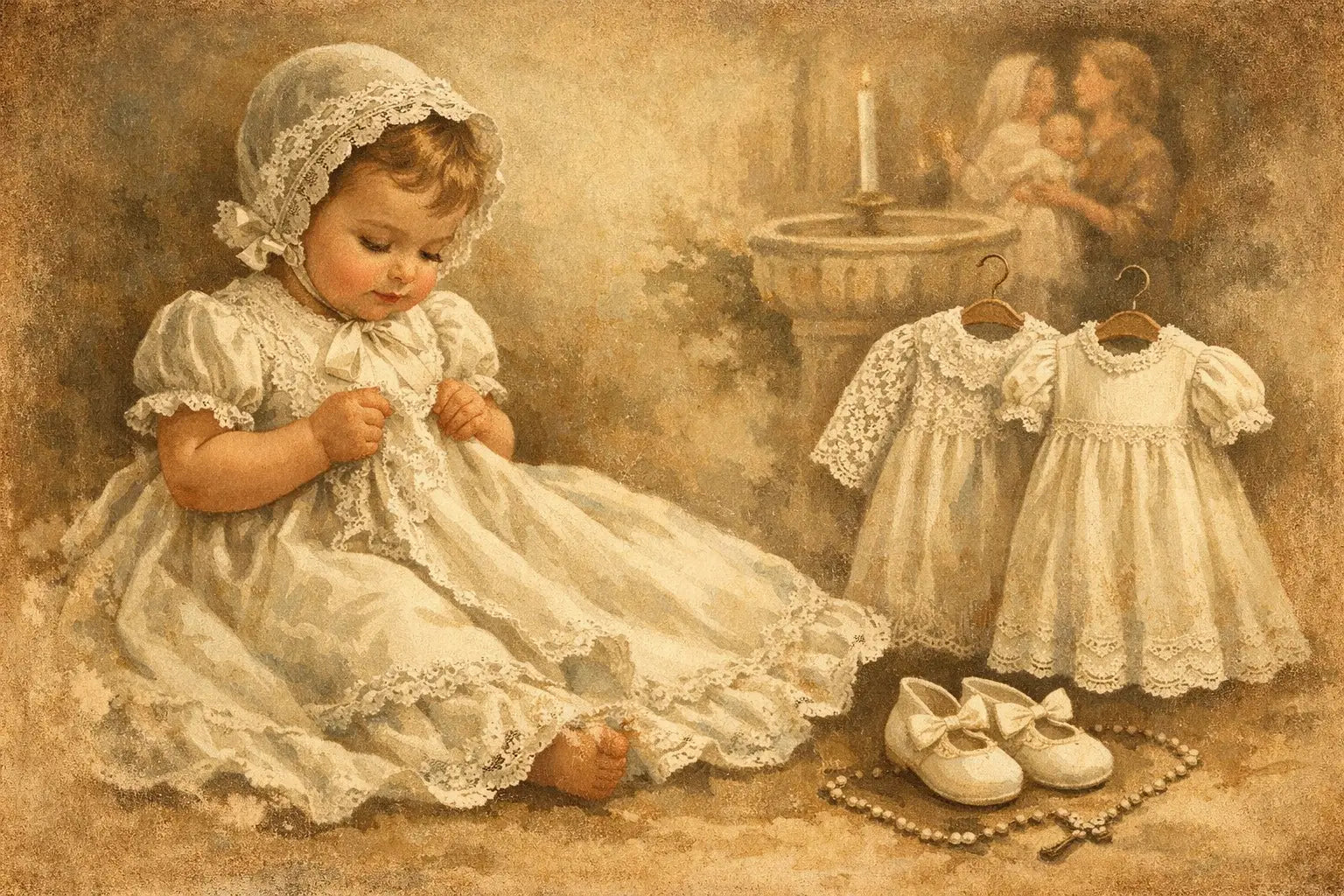 Christening Gowns for Girls With Sleeves