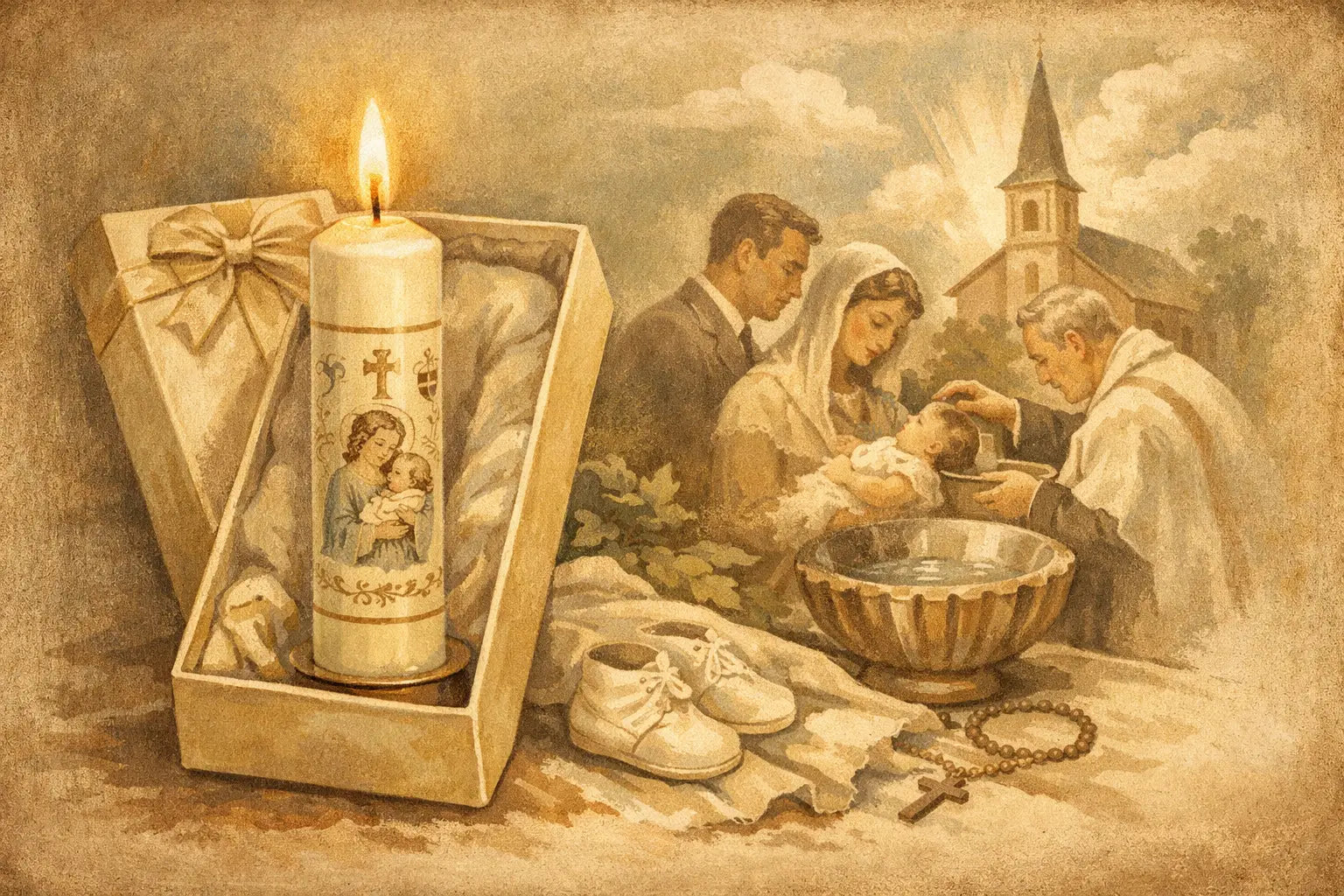 Why Choose a Personalized Baptism Candle With Box
