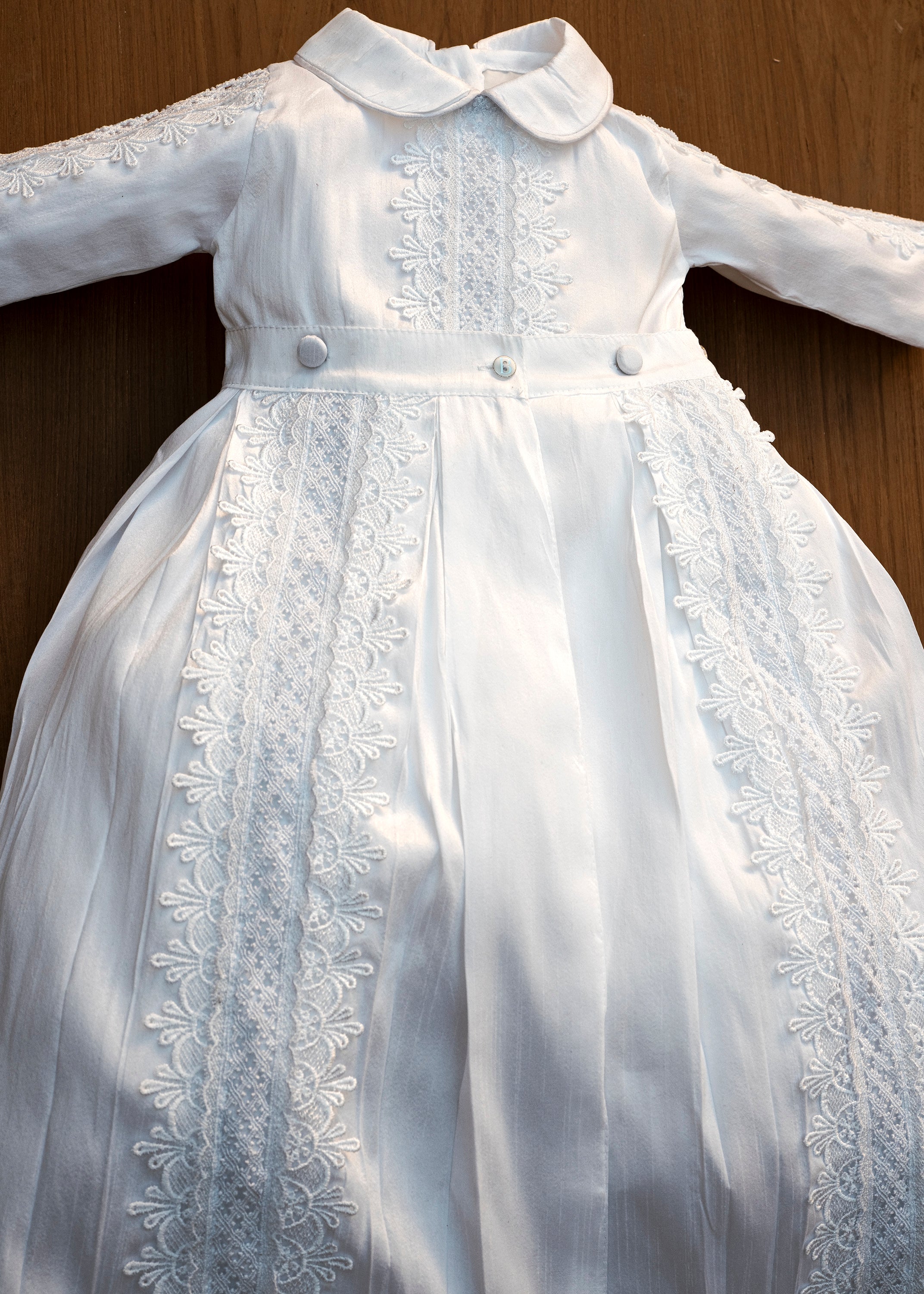 white baptism outfit hand embroidery burbvus b027