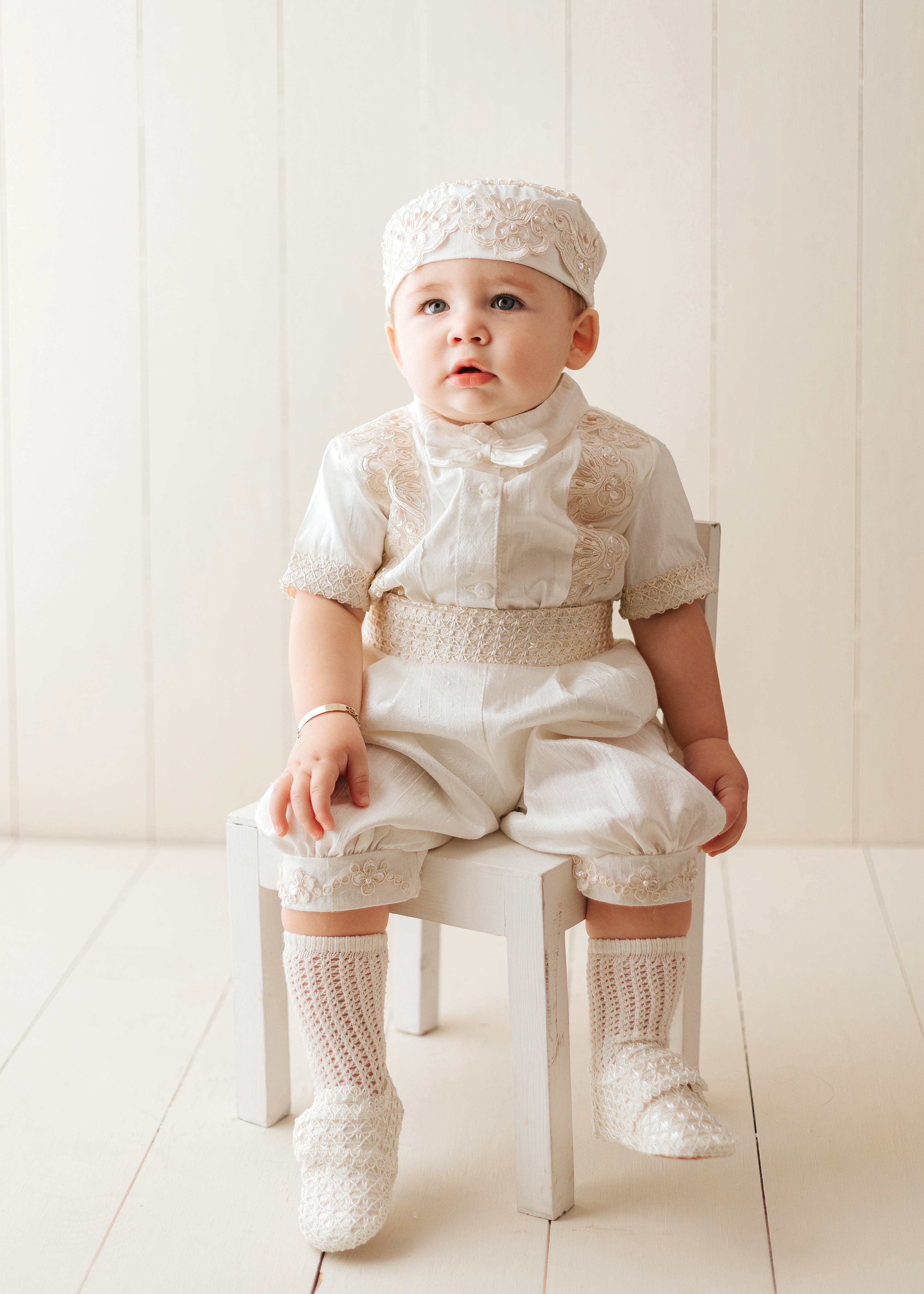 Convertible Baptism Outfit For Baby Boys Burbvus B032