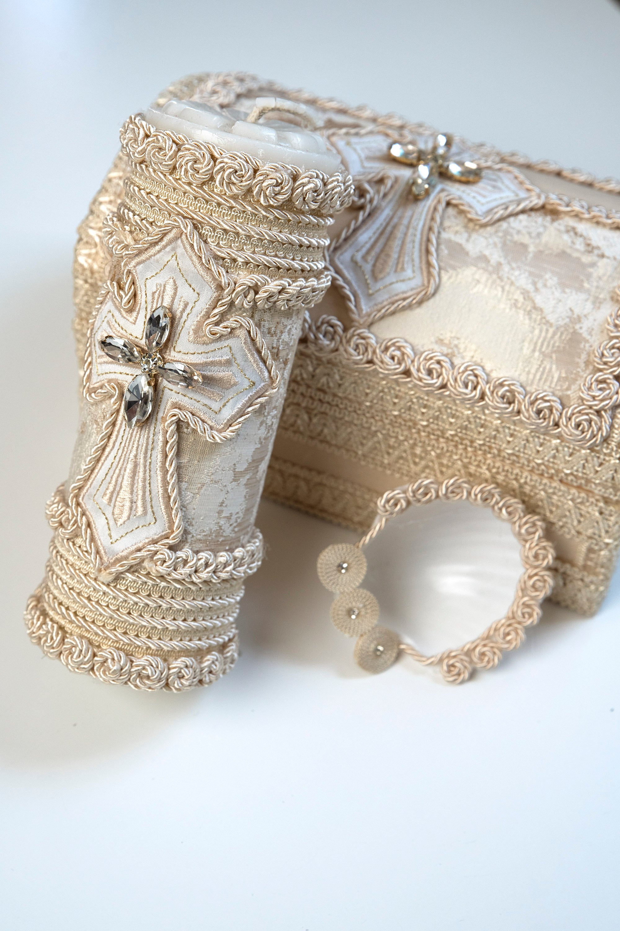 Candle Set # 38 with Wood Chest