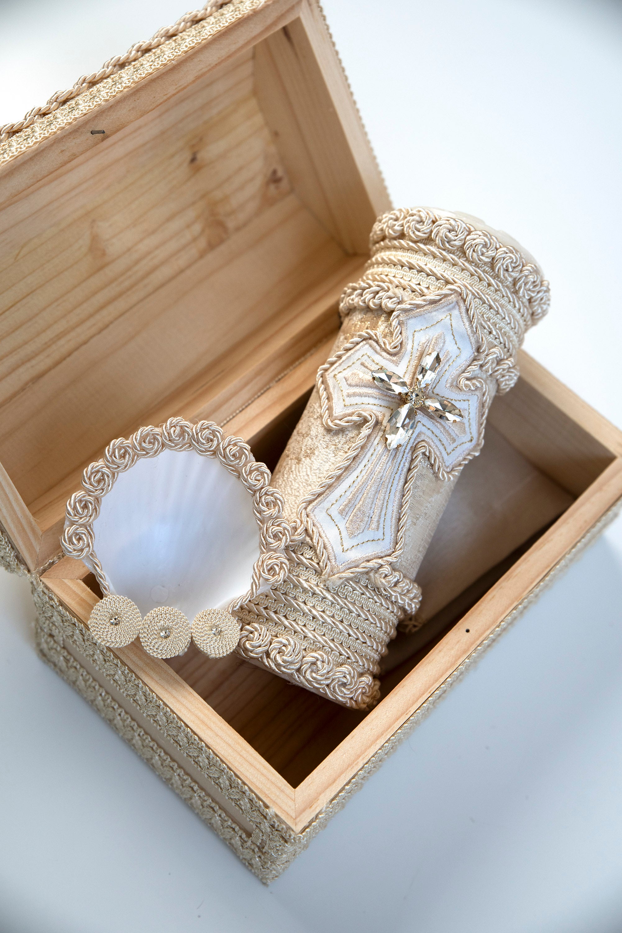 Candle Set # 38 with Wood Chest