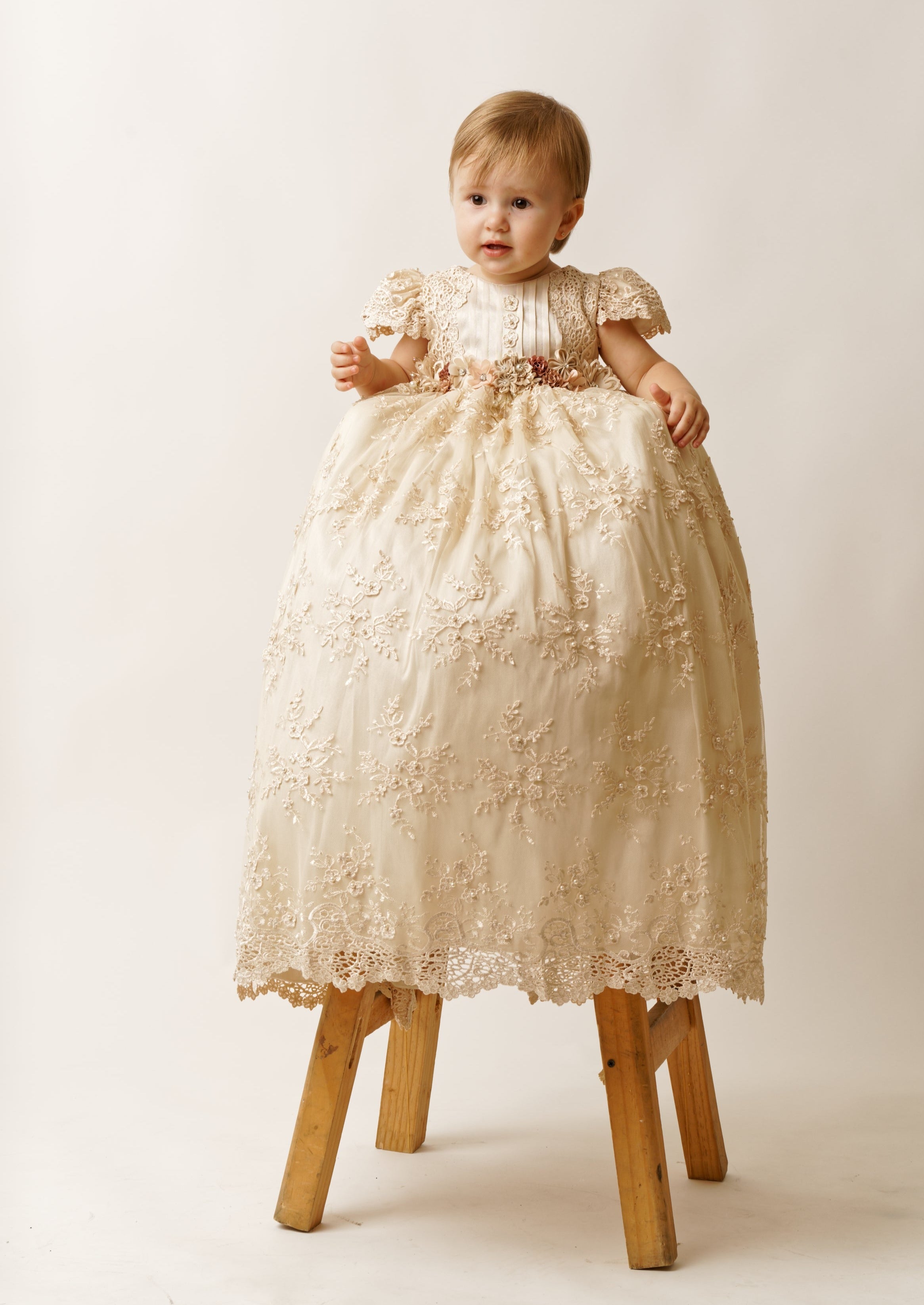 Christening outfit for baby girls Burbvus G030