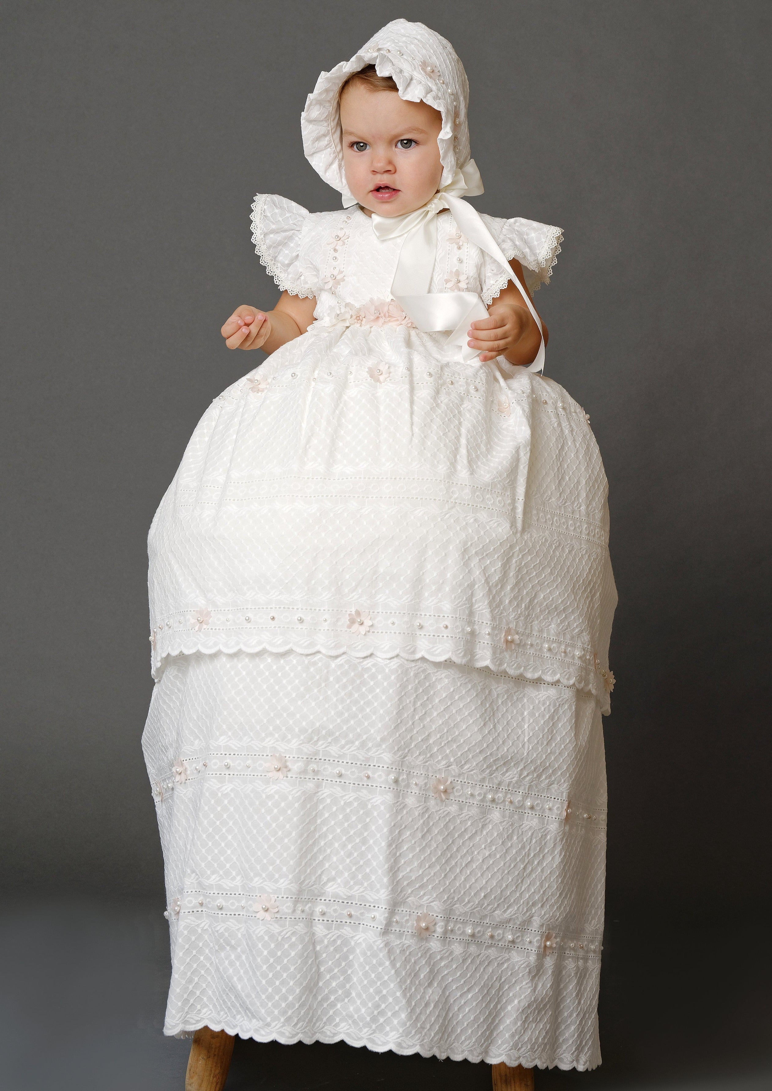 G040 Christening gown Burbvus Handmade