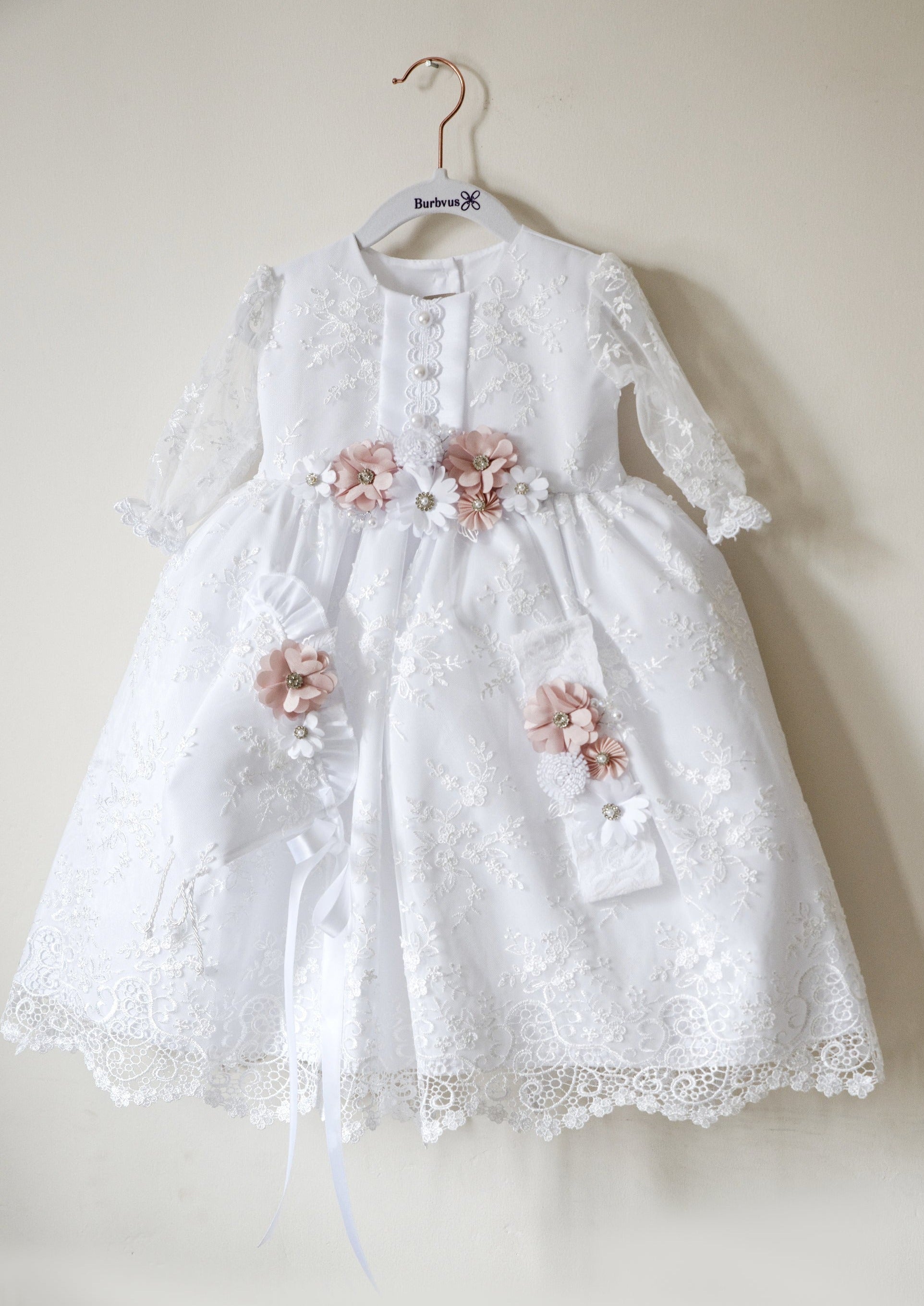 Baby Girl Dress G042 & Matching Candle