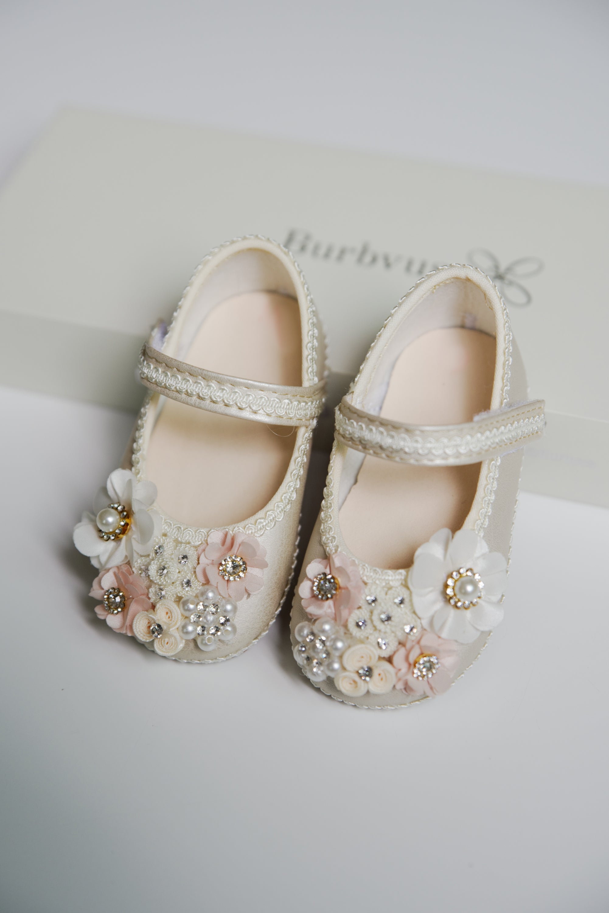 Christening Shoes, Shoes For Baby Girl G033, Baptism Shoes, Handmade