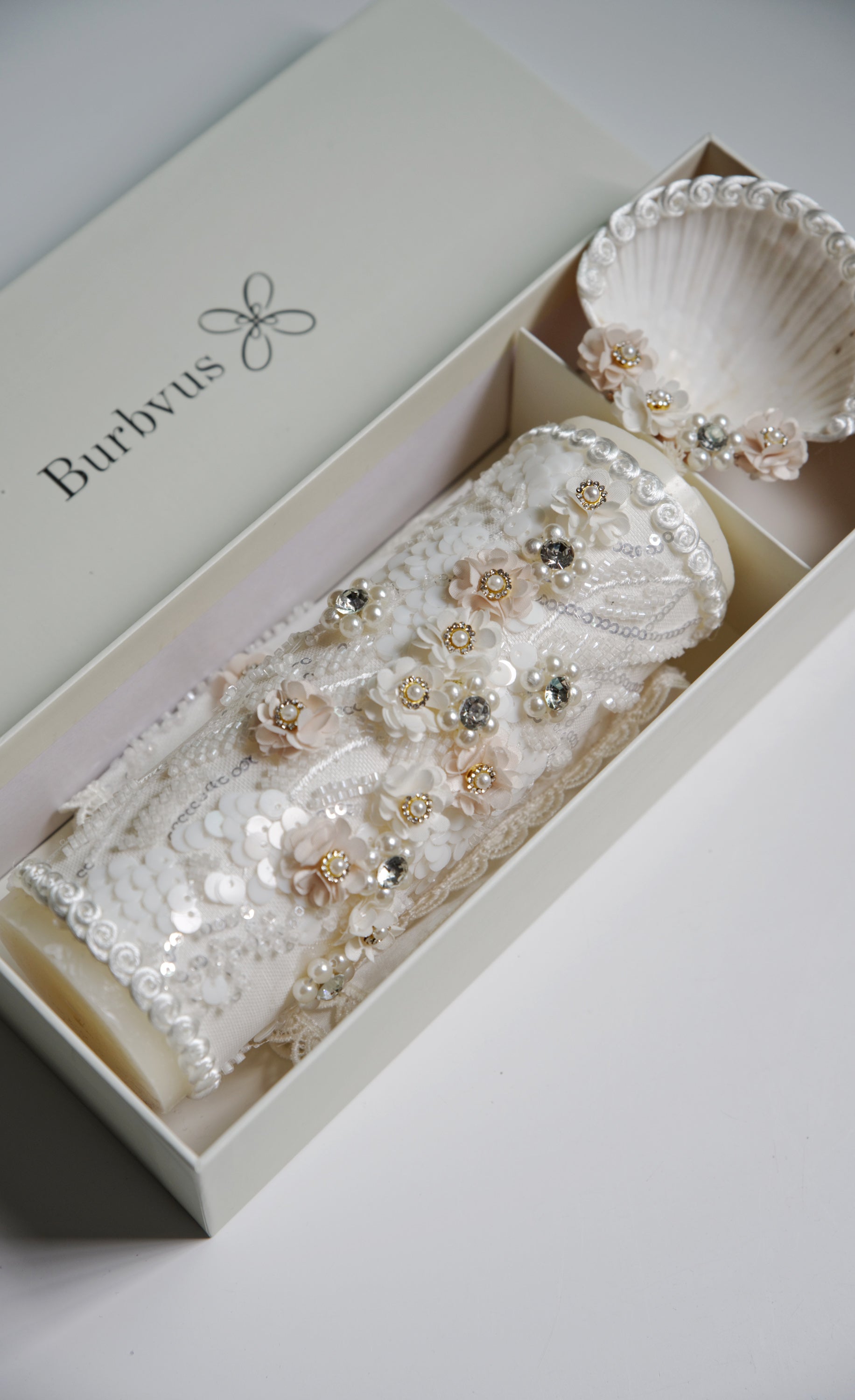 Christening Dress G033 + Matching Candle Set