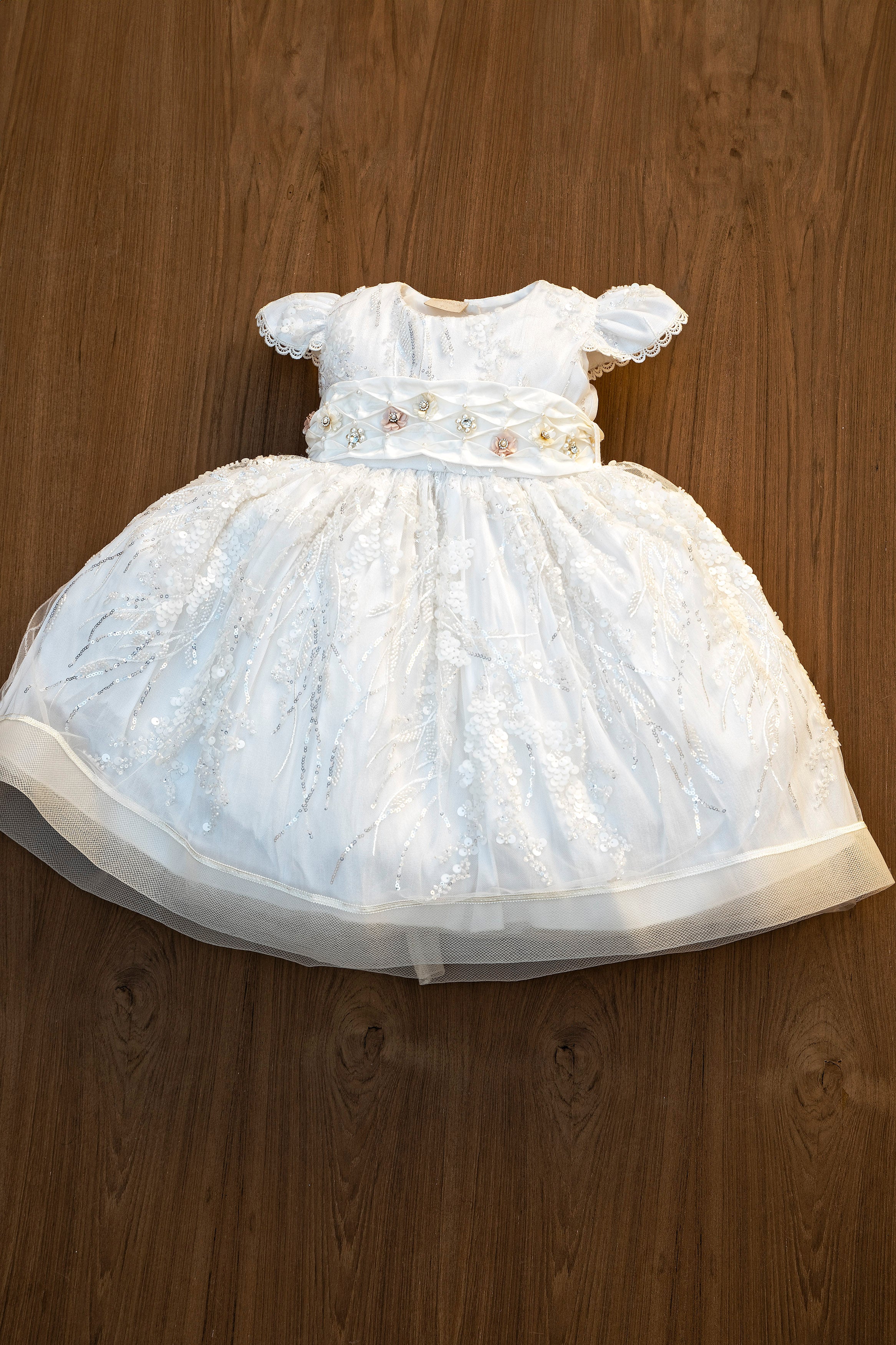 Christening Dress G033 + Matching Candle Set