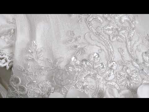 Load video: Christening Dress G009