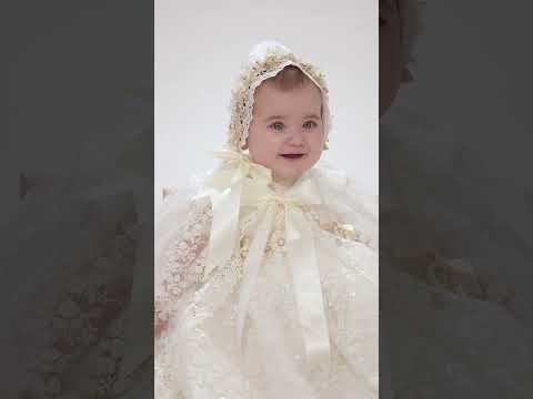 Load video: Christening Dress G043