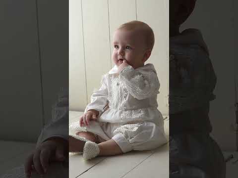 Load video: Christening Outfit B027