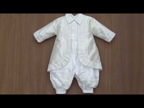 Load video: Christening Outfit B021
