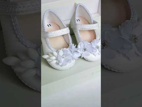 Load video: G045 Baby Girl Shoes