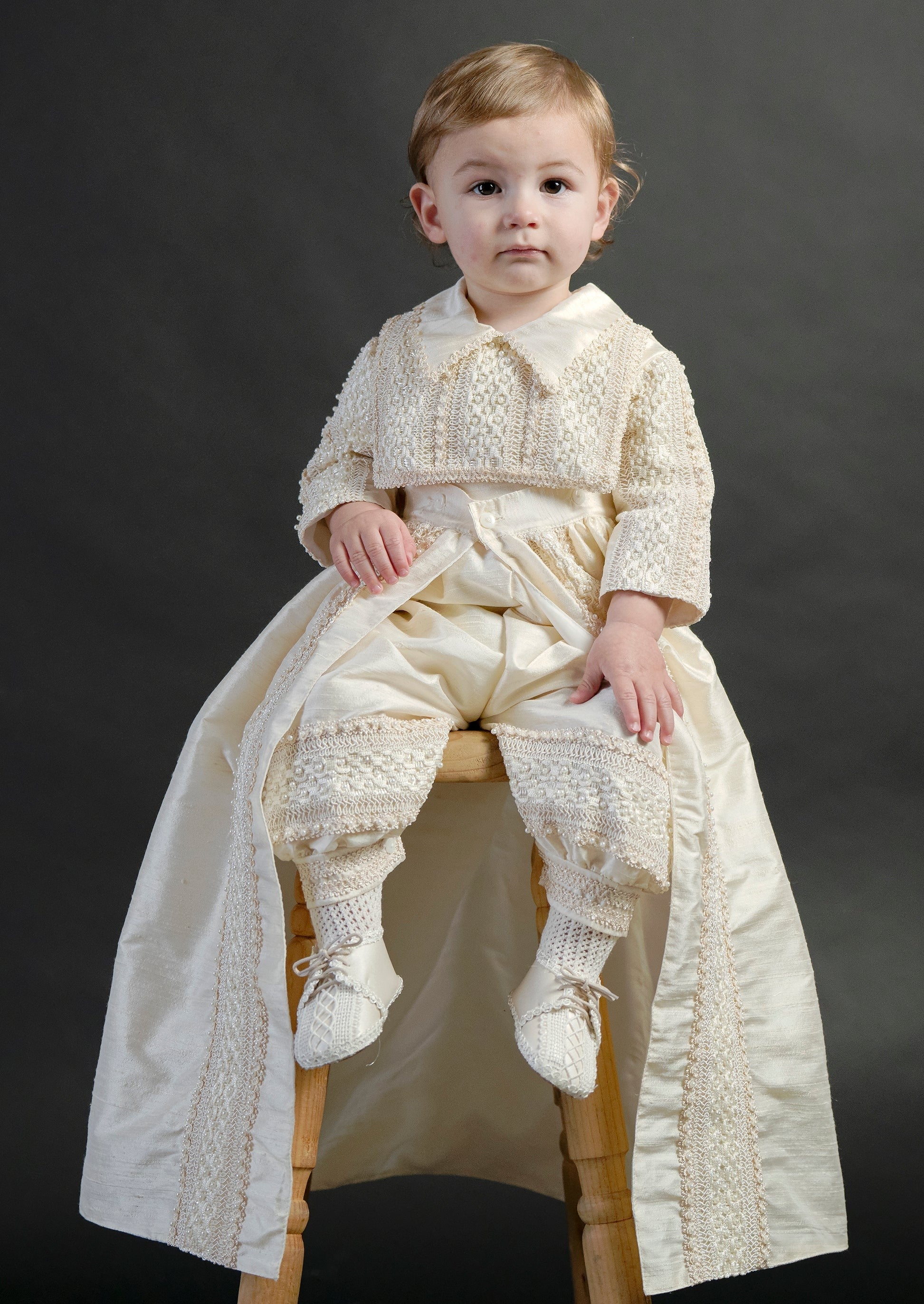 christening gown burbvus B023 handmade