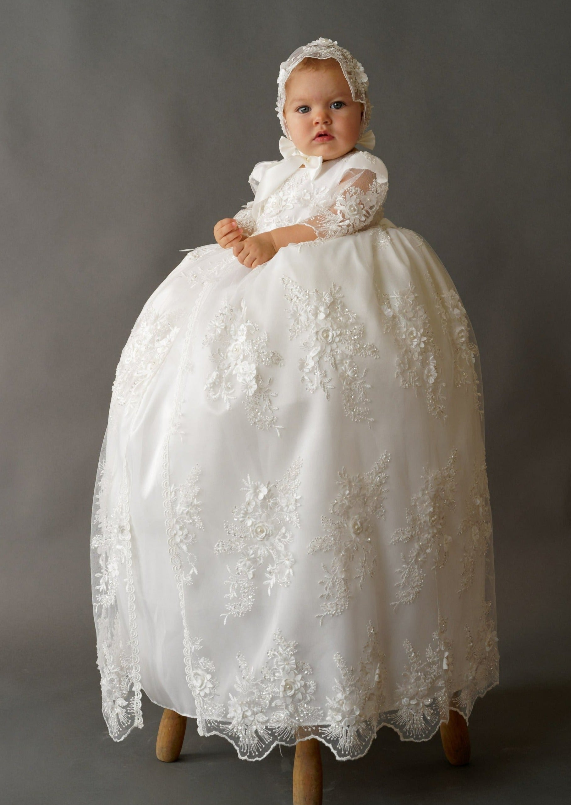 heirloom christening dress G035 Burbvus
