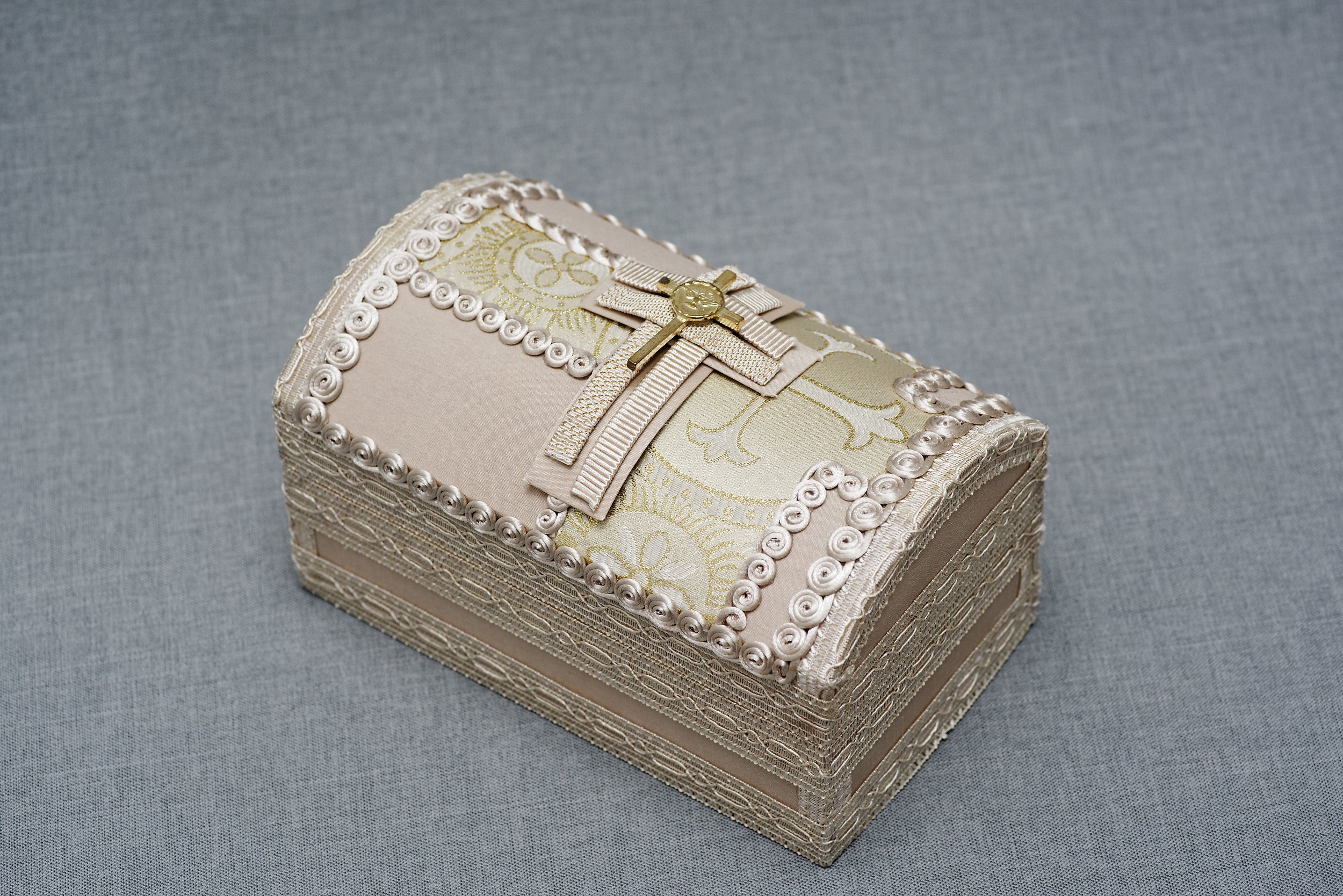 handmade baptism chest