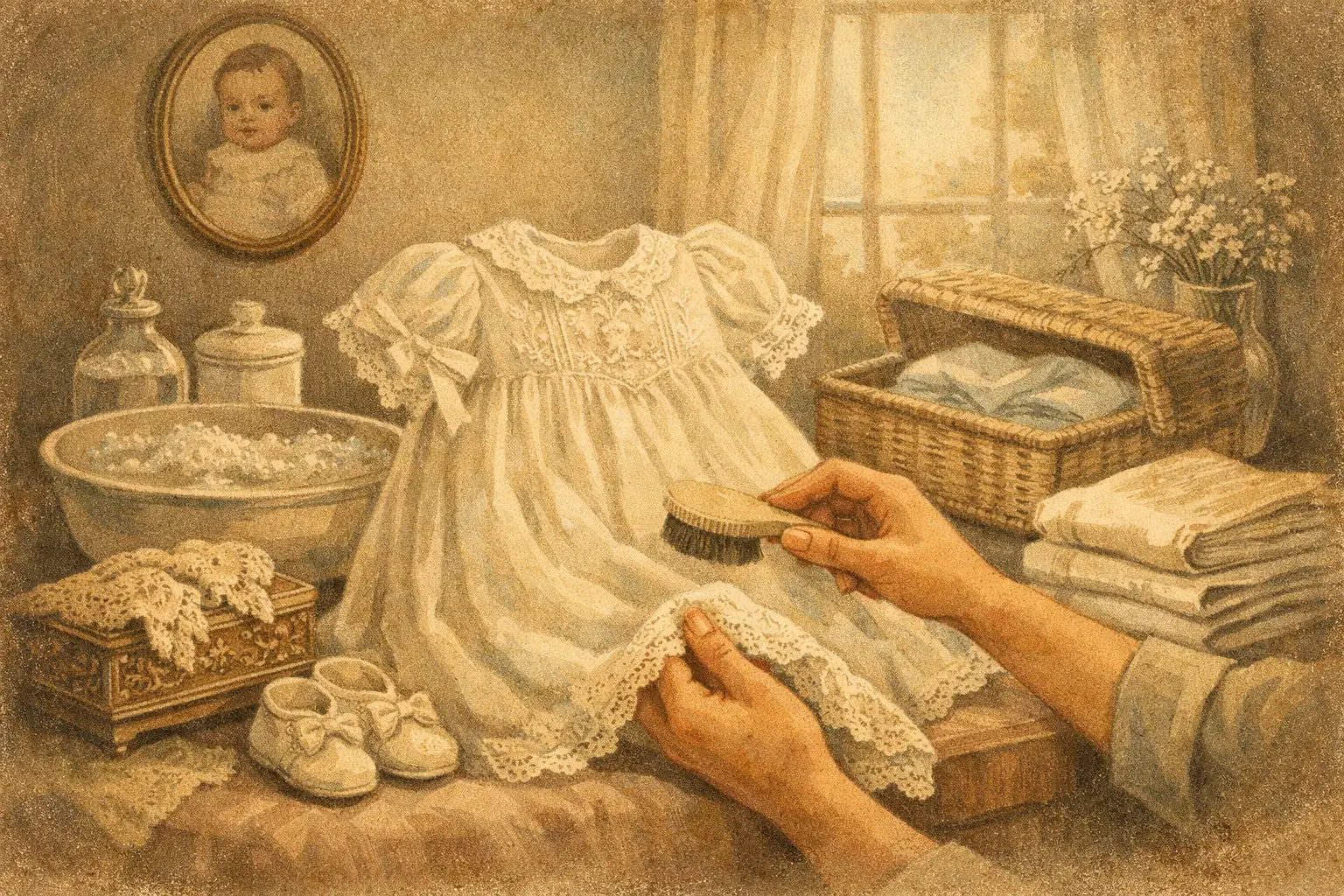 Heirloom Christening Gown Care Made Simple