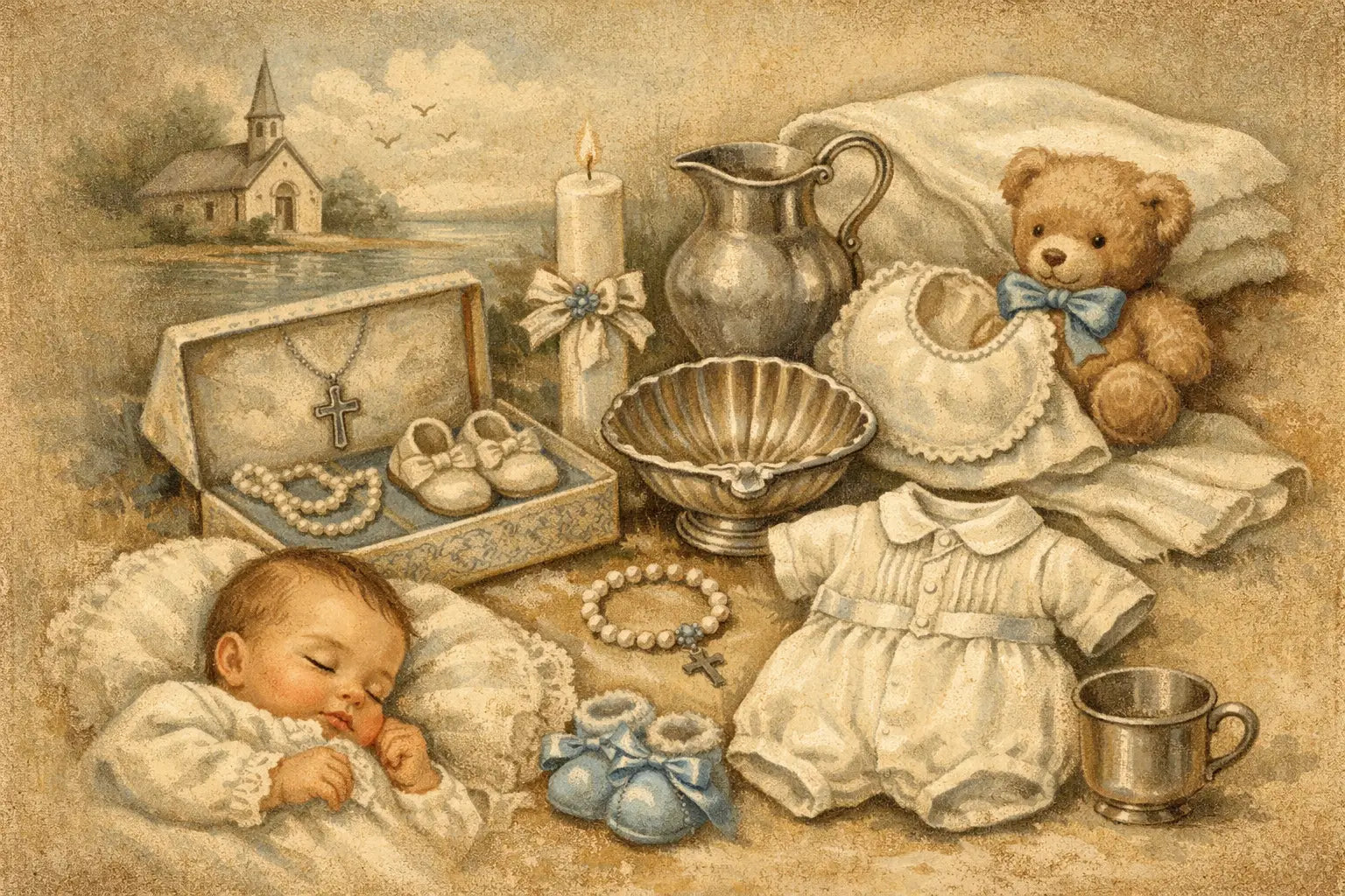 10 Baby Boy Baptism Set Examples to Love