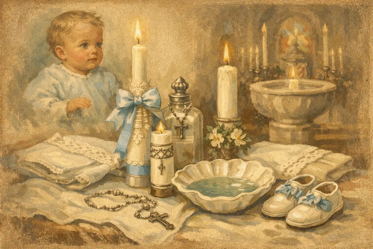How to Choose a Baptism Candle Set for Boy