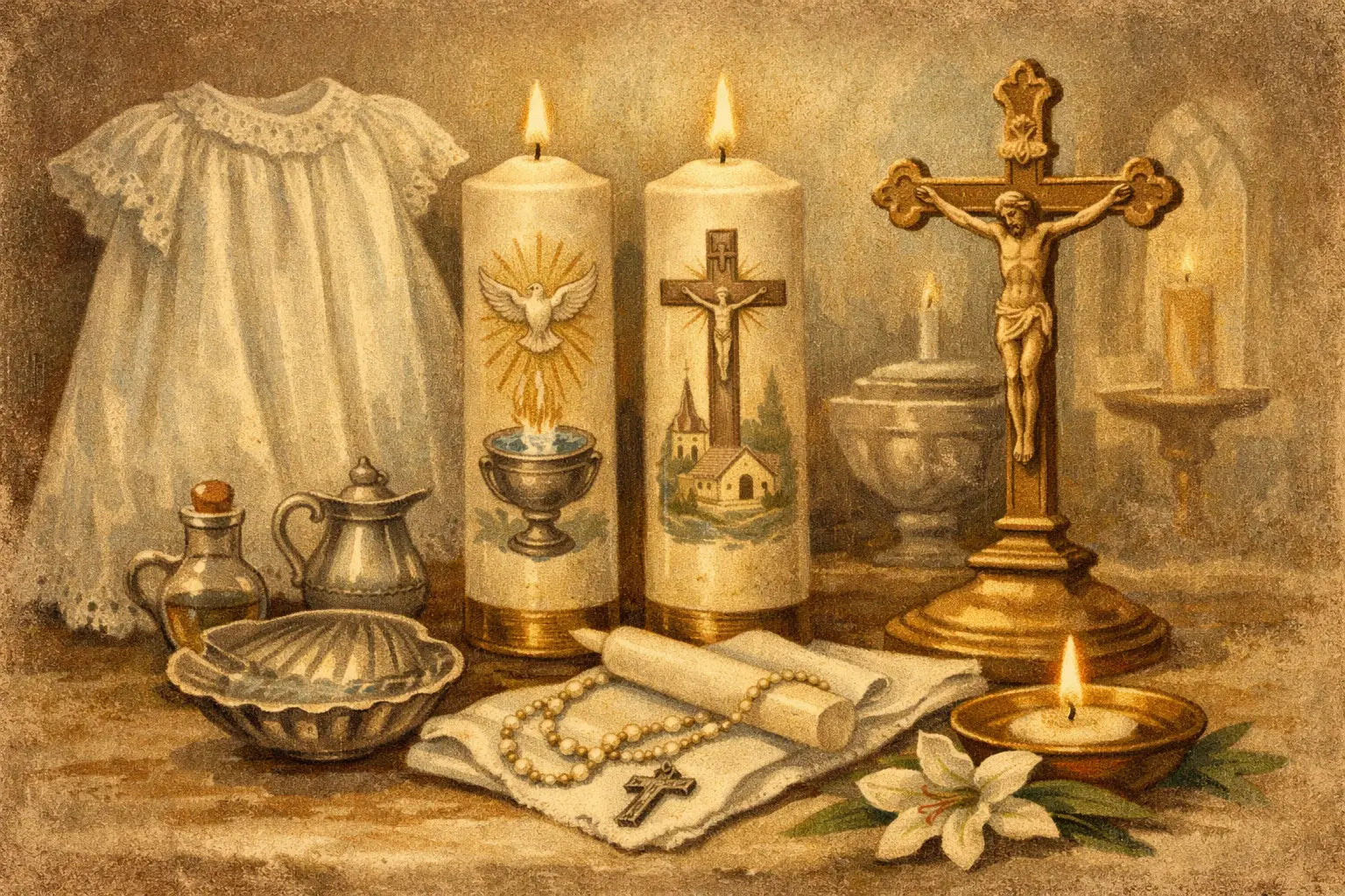 How to Choose a Baptism Candle Set Catholic