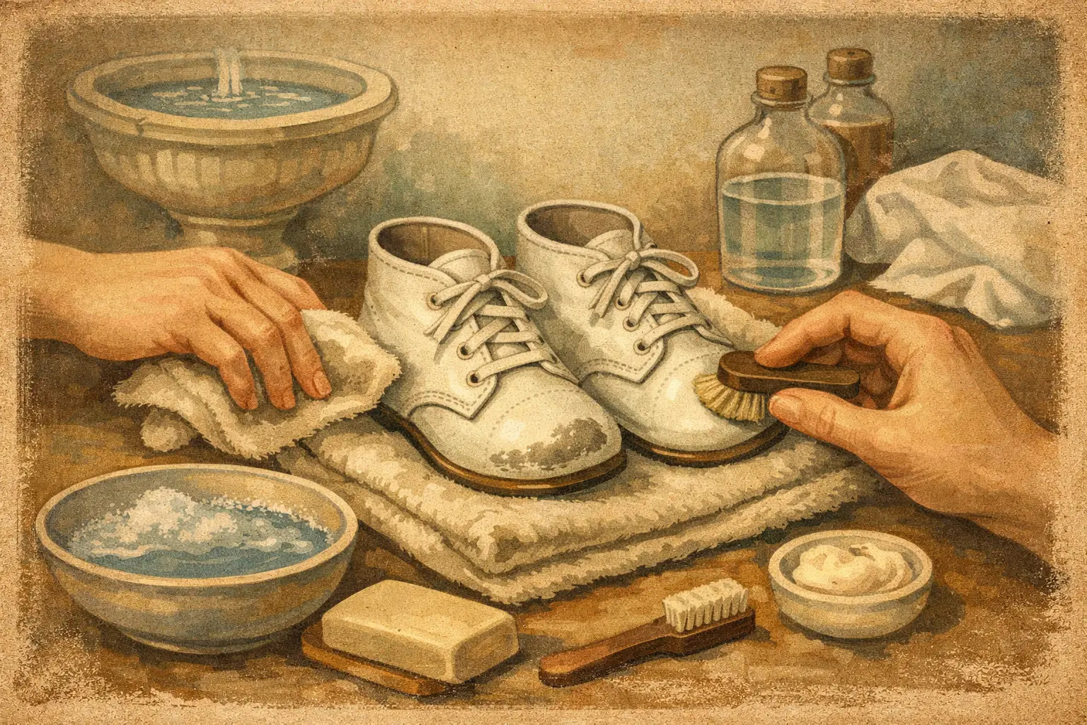 How to Clean Baptism Shoes Without Damage