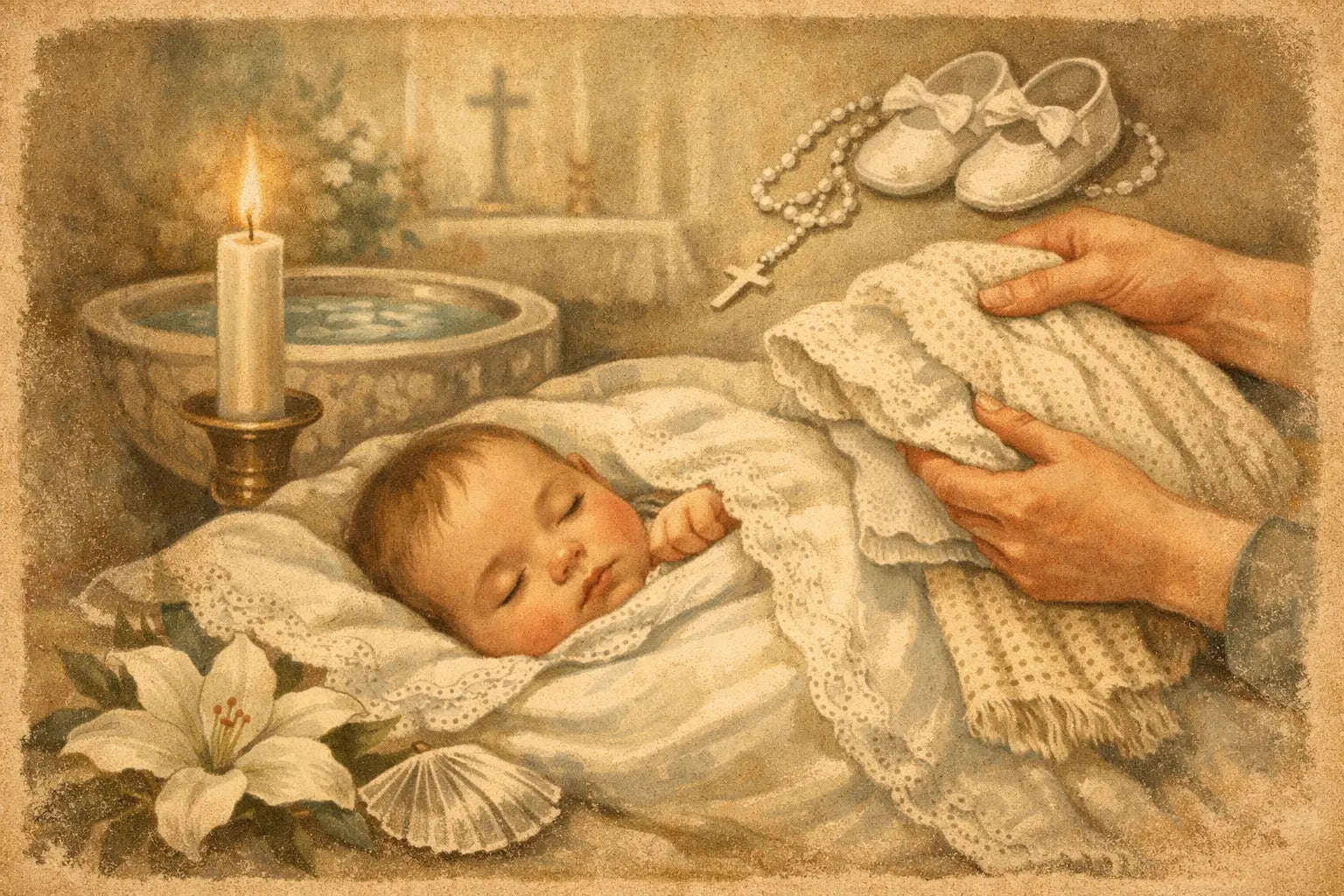 How to Choose a Baptism Blanket for Baby