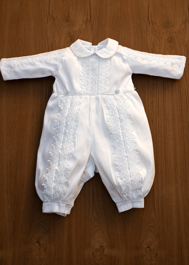 Baptism outfit for baby boys B027 white