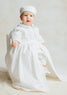 Heirloom Christening Gown For Boys White and Blue
