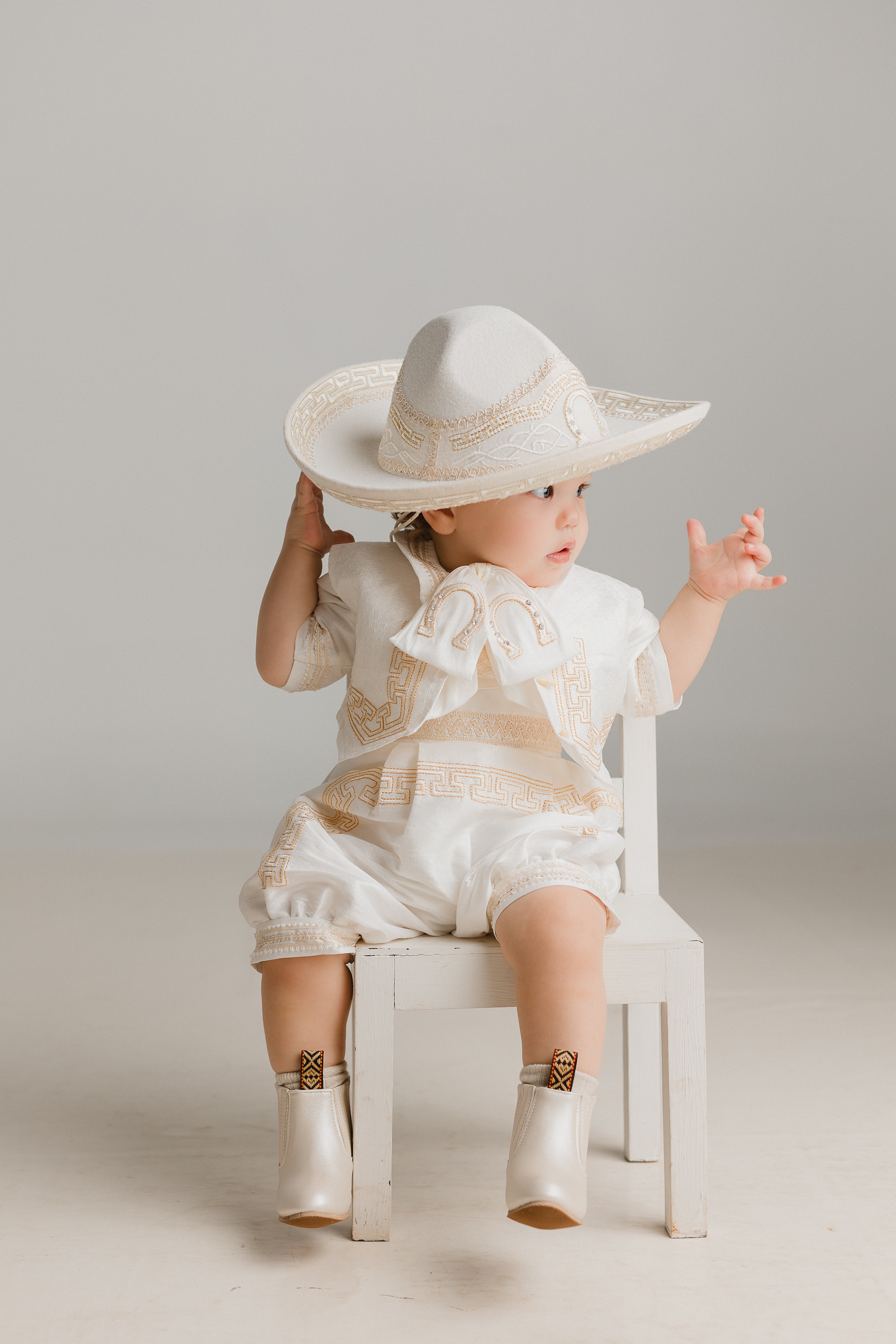 Christening gown for baby boy, handmade 