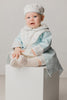 Baptism outfit for baby boy B037, matching hat, shoes, and garment bag