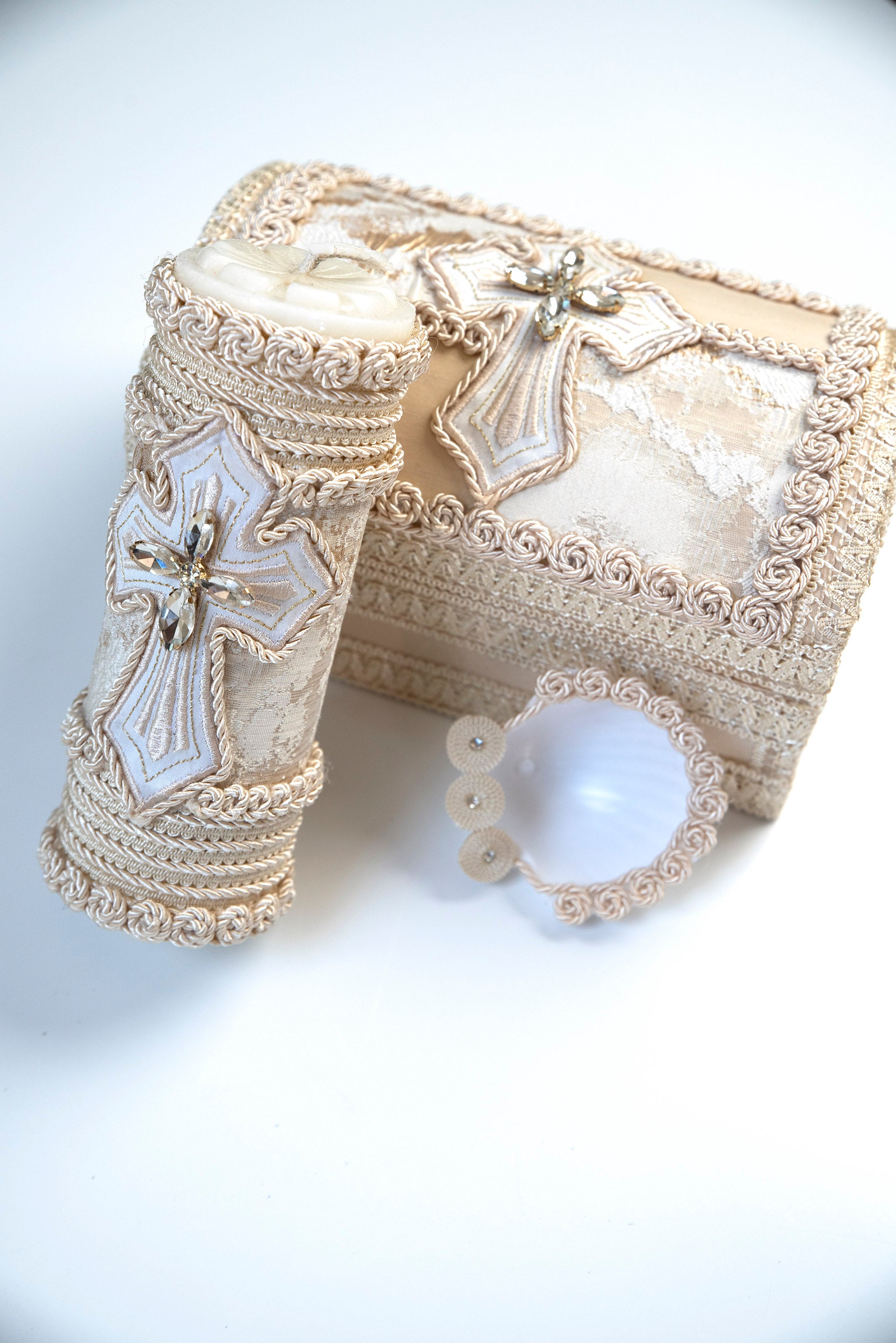 Candle Set # 38 with Wood Chest