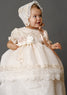 Convertible Christening Gown For Girls G039 Rose Gold Color Burbvus