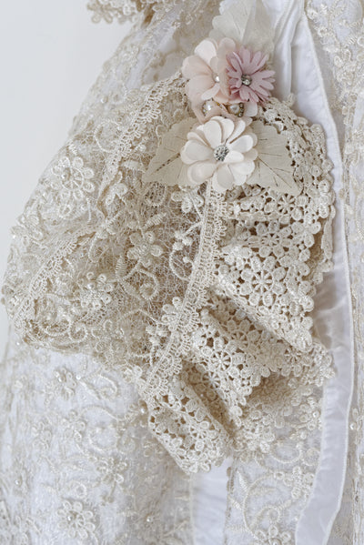 Christening Dress G049 + Gold Plated Medal