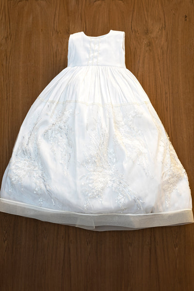 Christening Dress G033 + Matching Candle Set
