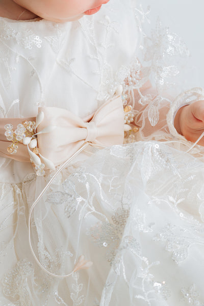 Christening Dress G044 + Matching Candle Set