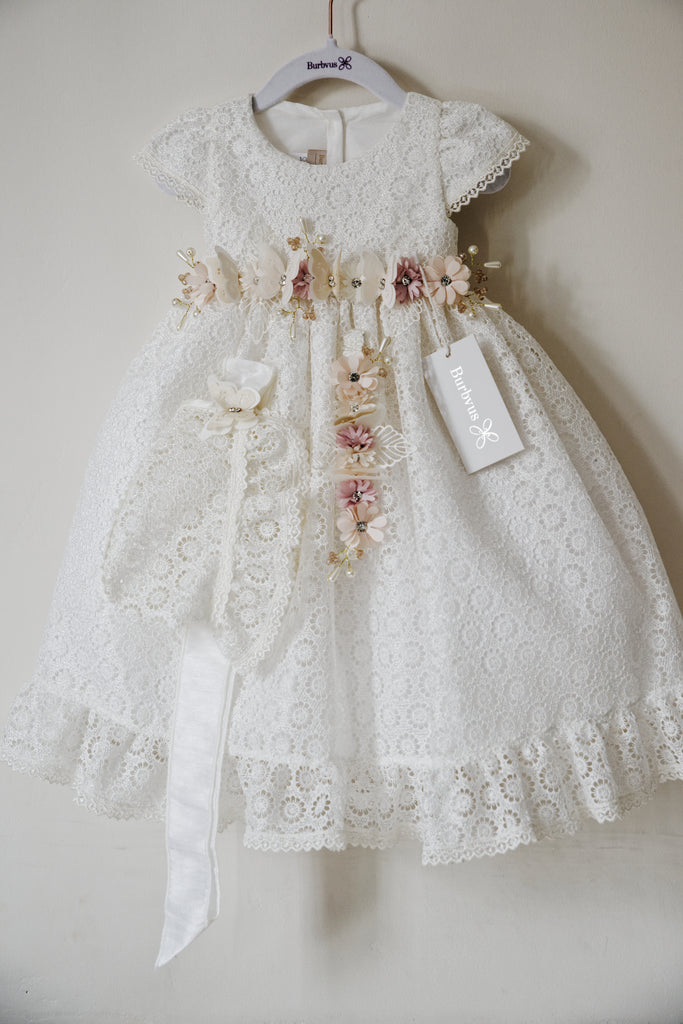 Handmade Christening Dress Burbvus