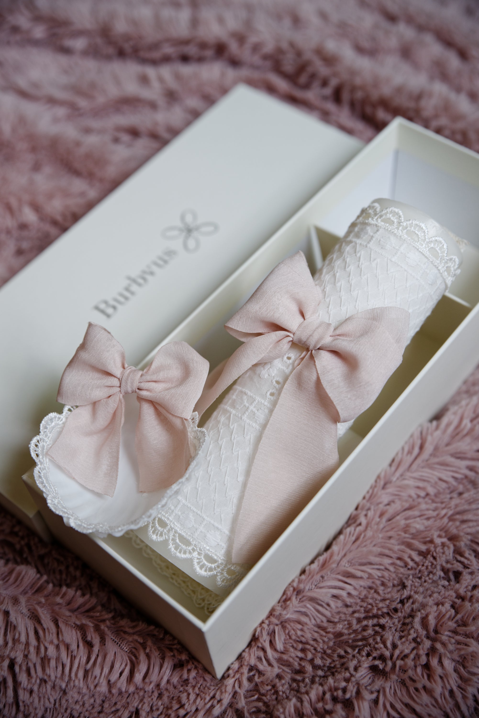 Handmade Christening Candle Set Burbvus Model #53&nbsp;