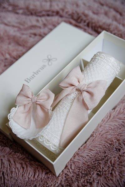 Handmade Christening Candle Set Burbvus Model #53&nbsp;