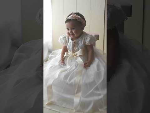 Load video: Christening Dress G063
