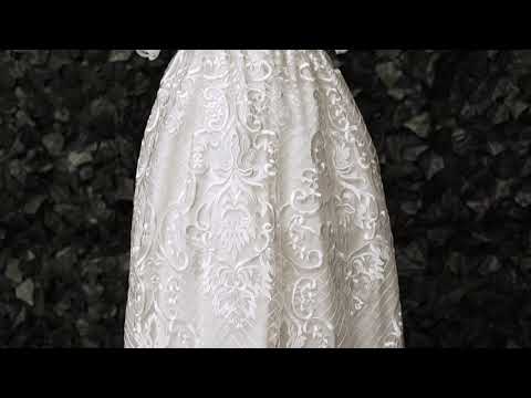 Load video: Christening Dress G025
