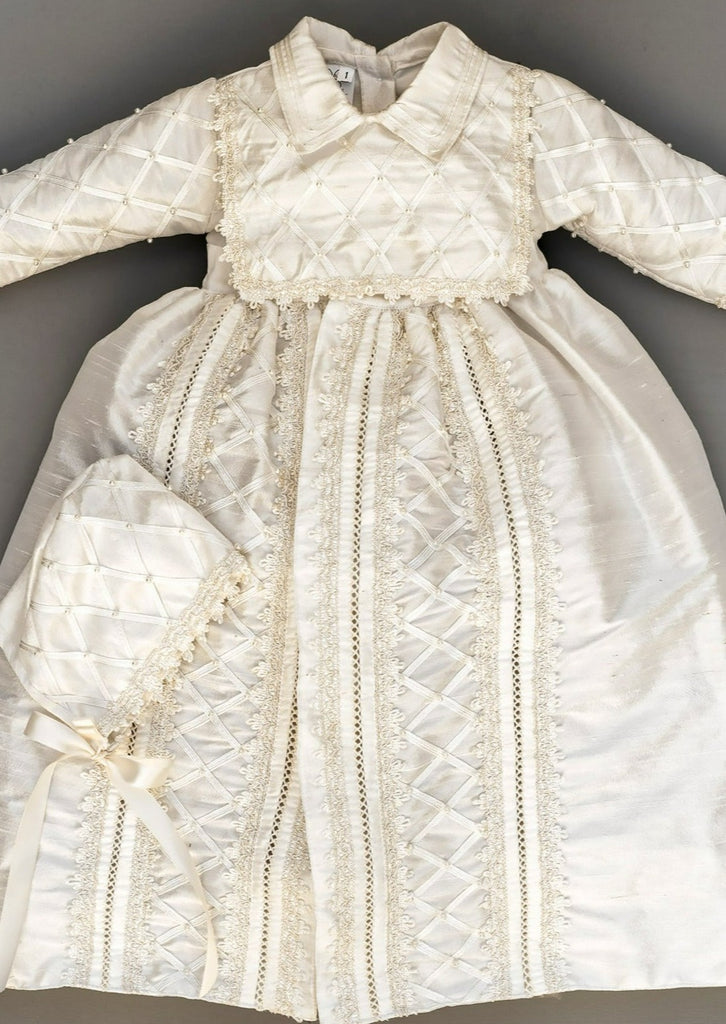 Christening Gown B001 Handmade Burbvus