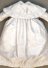 Christening Gown B004 Handmade Burbvus, Ivory color back part