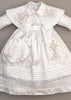 Christening Gown B007 Handmade Burbvus White Color