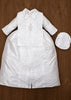 Christening Gown Burbvus B026 White color handmade