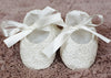 Baby girl shoes christening or baptism G030 Burbvus