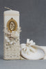 virgin mary virgencita de guadalupe candle set for baptism gifts