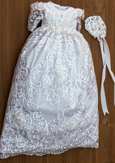 BURBVUS CHRISTENING DRESS G025